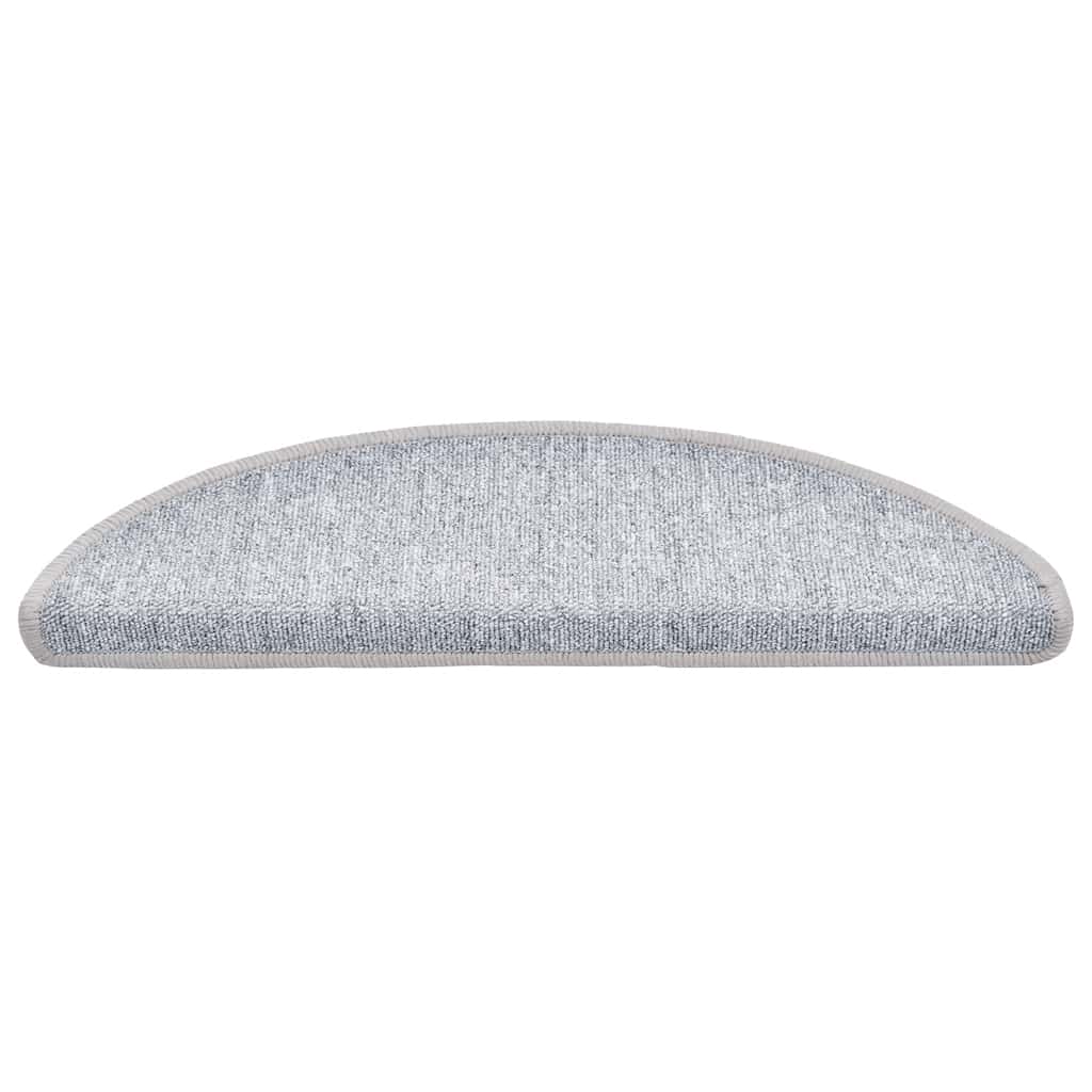 Tapis de marche 30 pcs 56x17x3 cm Gris clair Semi-circulaire