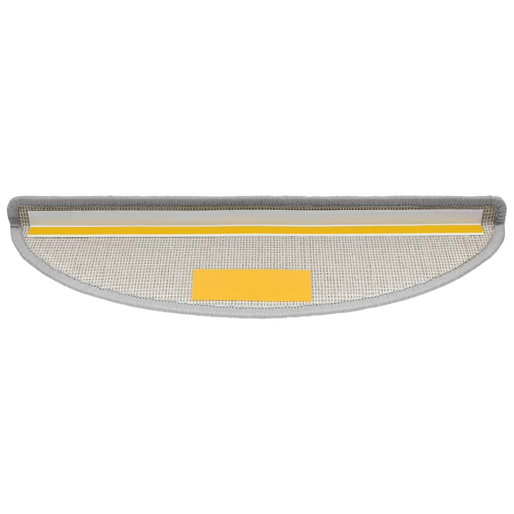 Tapis de marche 30 pcs 56x17x3 cm Gris clair Semi-circulaire