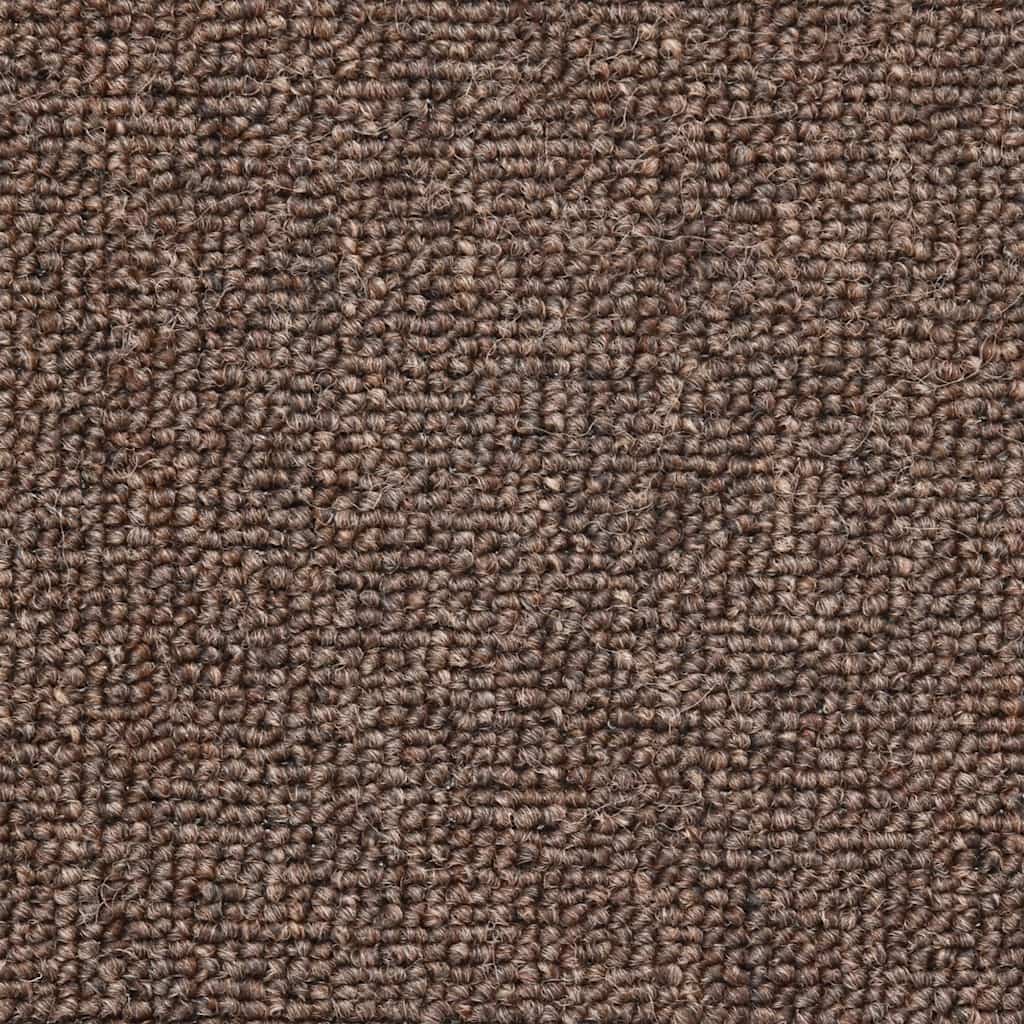 Stair Mats 30 pcs. 56x17x3 cm Coffee Brown Half Round