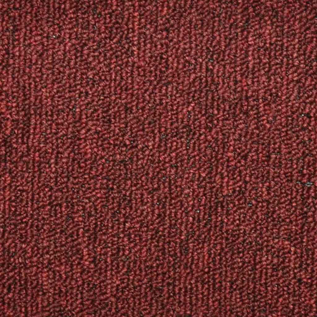 Stair Mats 30 pcs. 56x17x3 cm Bordeaux Semi-circular