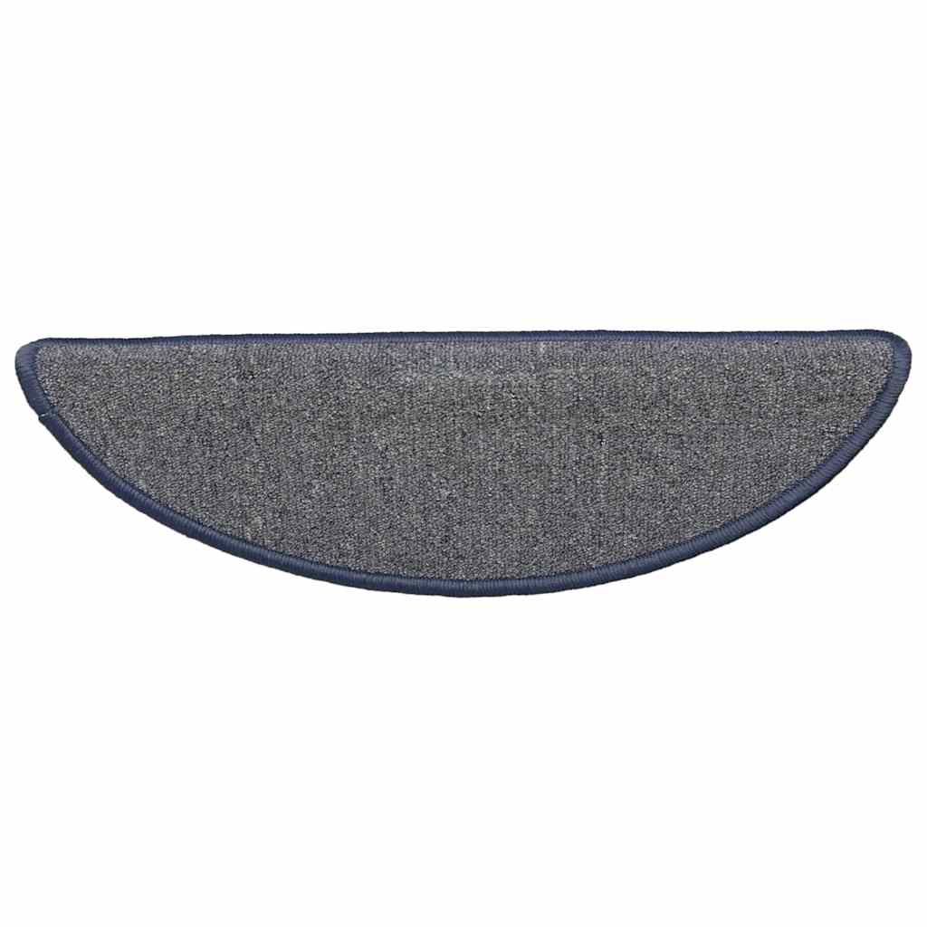 Tapis de marche 30 pces 56x17x3 cm Gris clair et bleu semi-circulaire