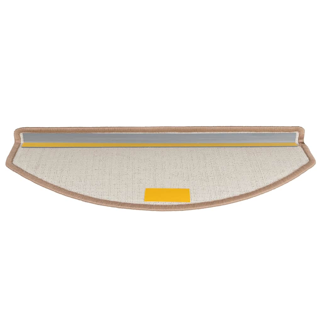 Stufenmatten 30 Stk. 65x24x4 cm Hellbraun Halbrund Groß