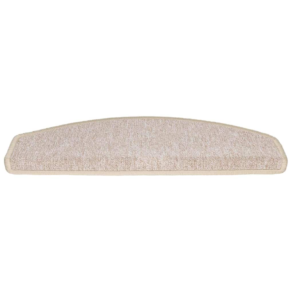 Stufenmatten 30 Stk. 65x24x4 cm Taupe Halbrund Groß