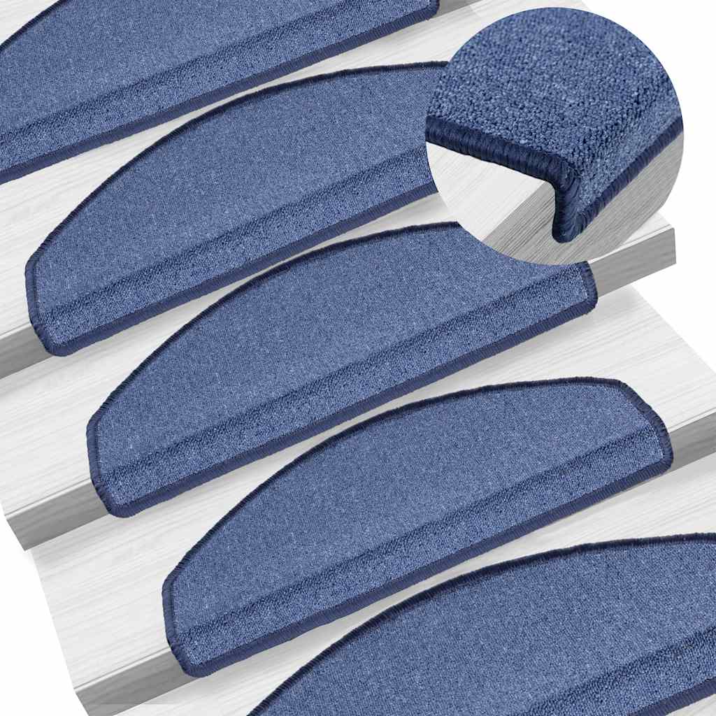 Tapis de marche 30 pièces 65x24x4 cm Bleu Demi-lune Grand