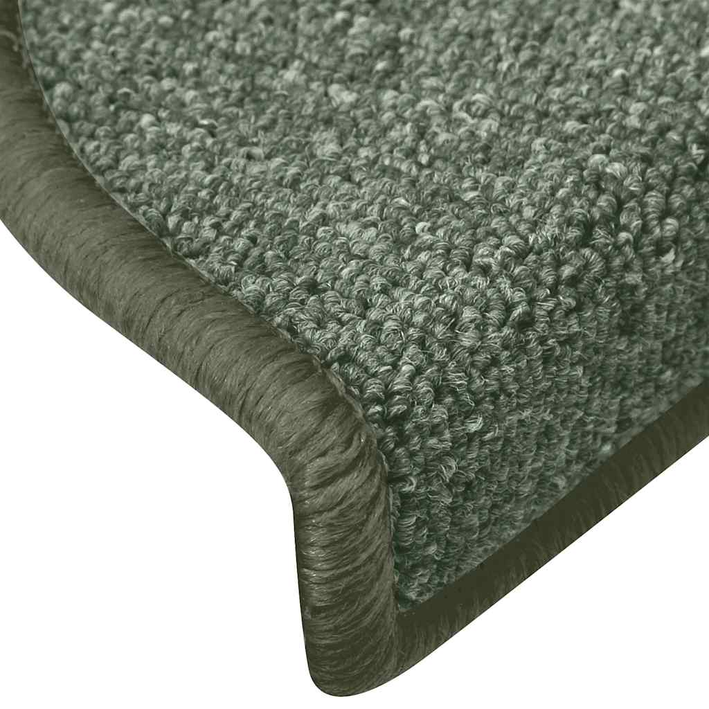 Stufenmatten 30 Stk. 65x24x4 cm Dunkelgrün Halbrund Groß