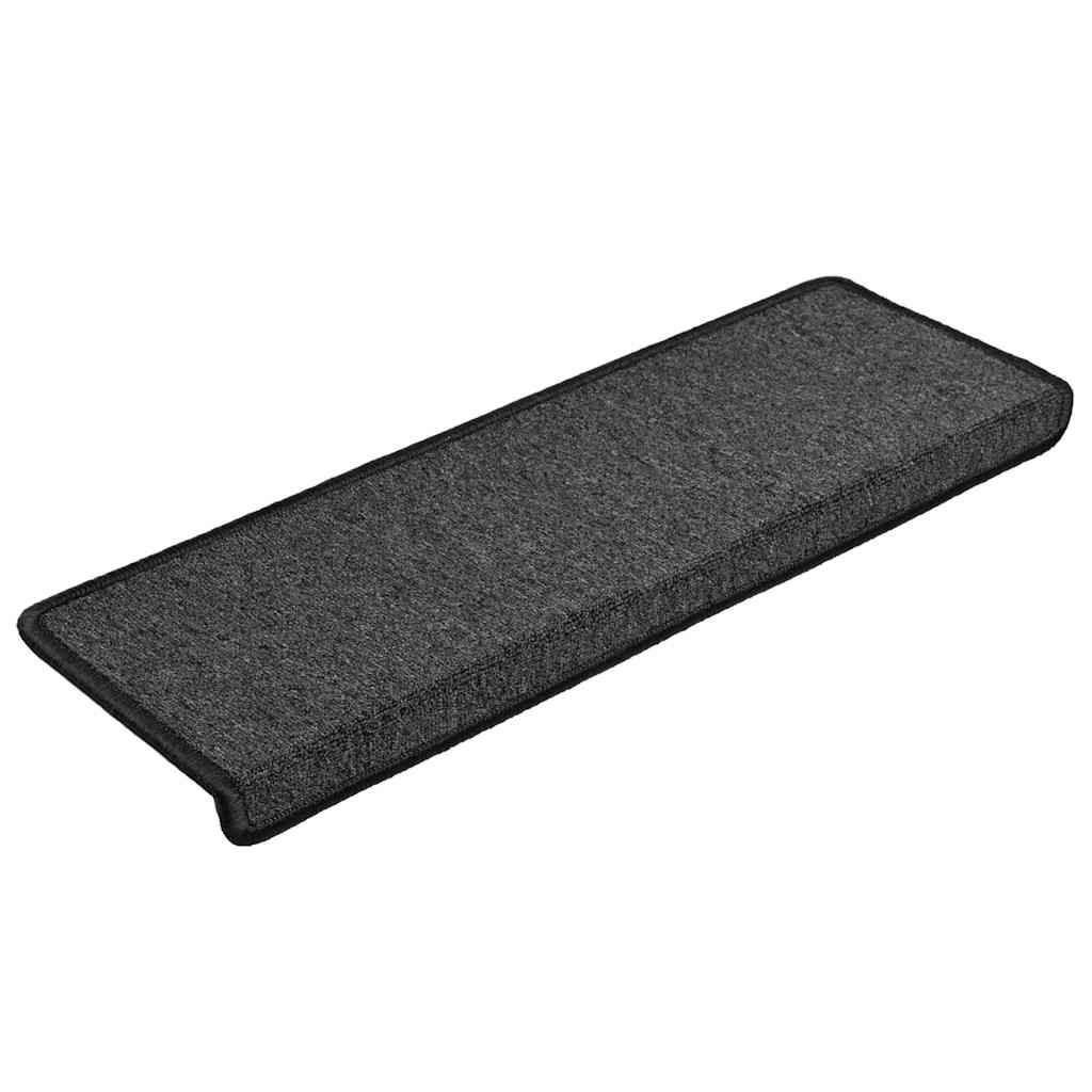 Marches d'escalier 30 pcs 65x21x4 cm anthracite Bord rectangulaire