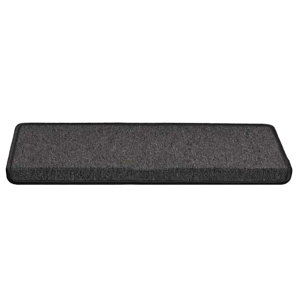 Marches d'escalier 30 pcs 65x21x4 cm anthracite Bord rectangulaire