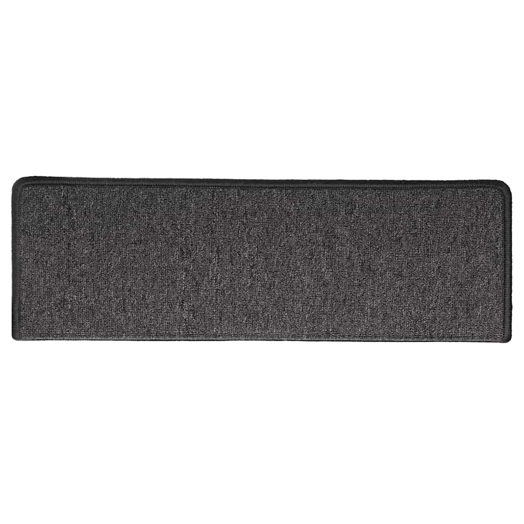 Marches d'escalier 30 pcs 65x21x4 cm anthracite Bord rectangulaire