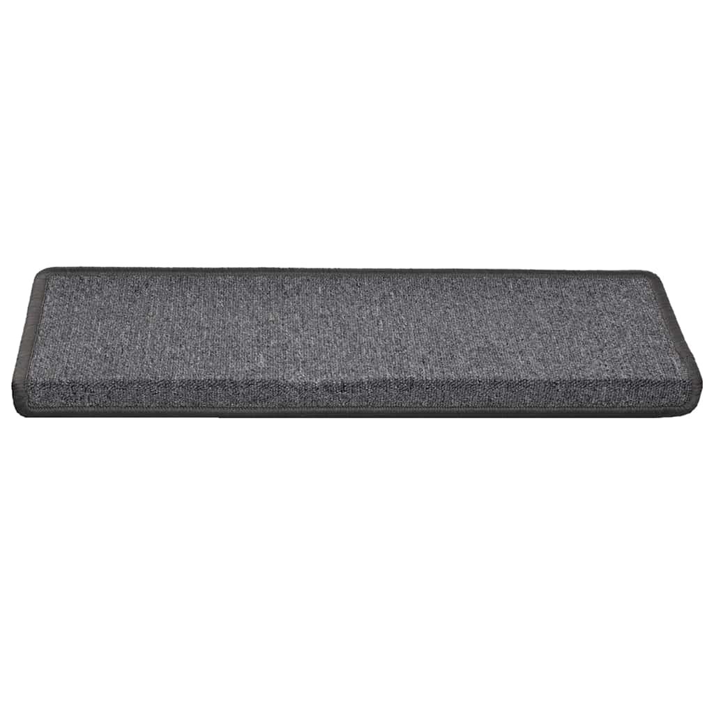 Stair Mats 30 pcs. 65x21x4 cm Dark Grey Rectangular Edge