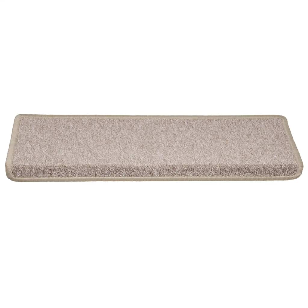 Tapis de marche 30 pcs 65x21x4 cm Taupe Bord droit