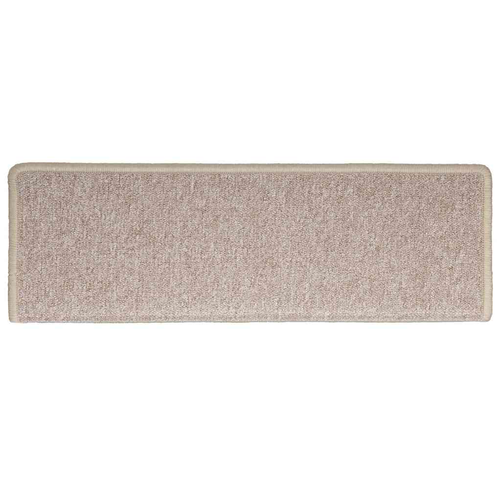 Tapis de marche 30 pcs 65x21x4 cm Taupe Bord droit