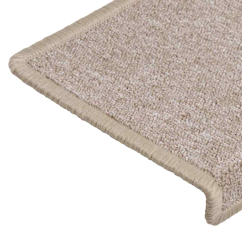 Tapis de marche 30 pcs 65x21x4 cm Taupe Bord droit