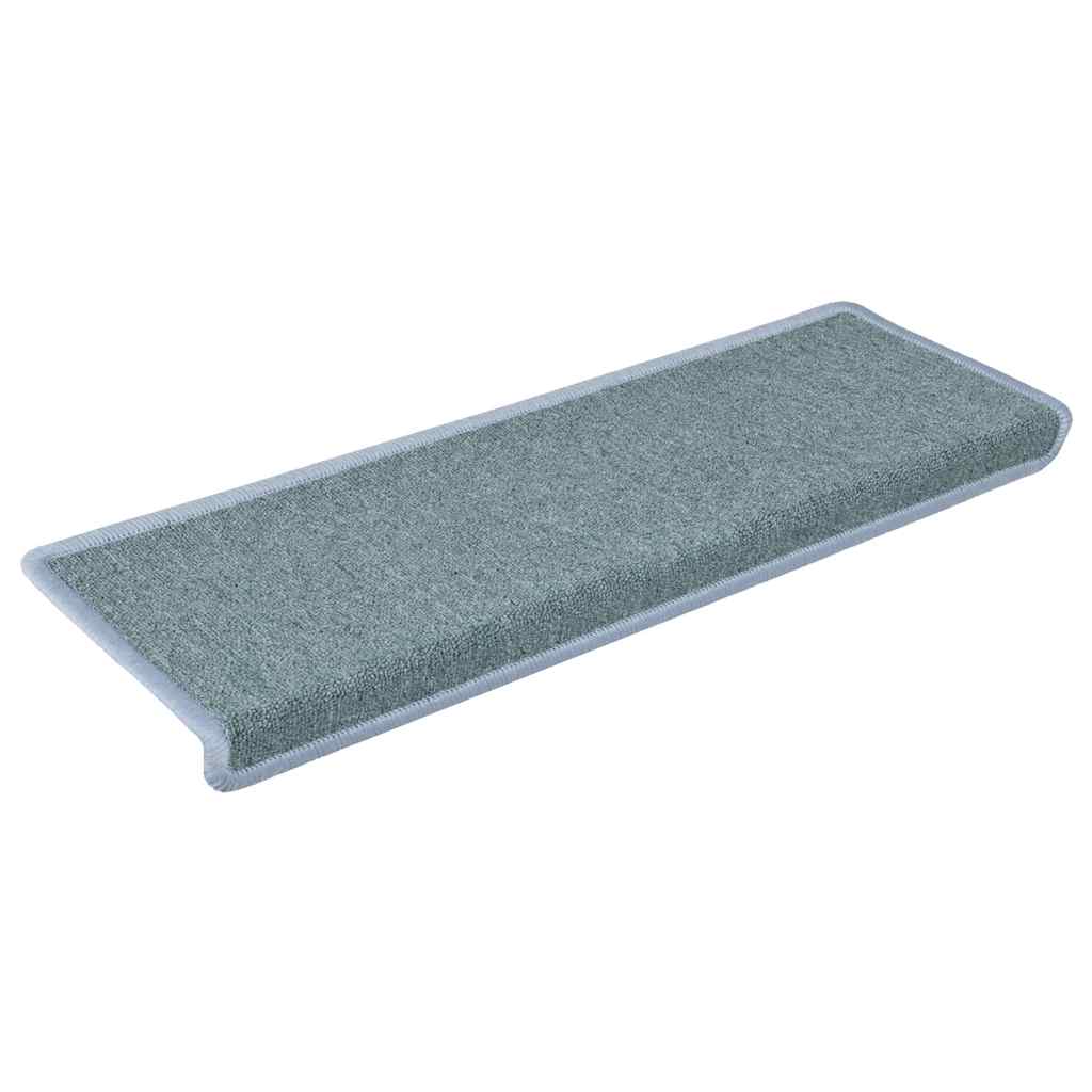 Stufenmatten 30 Stk. 65x21x4 cm Seeblau Rechteckiger Rand