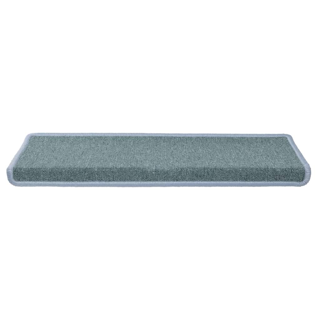 Stufenmatten 30 Stk. 65x21x4 cm Seeblau Rechteckiger Rand