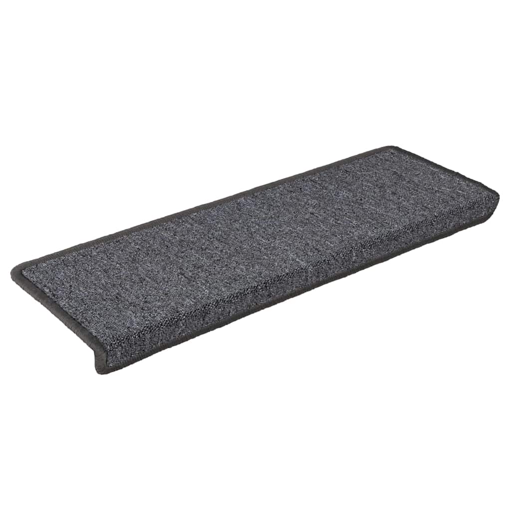 Stufenmatten 30 Stk. 65x21x4 cm Dunkelgrau Rechteckiger Rand