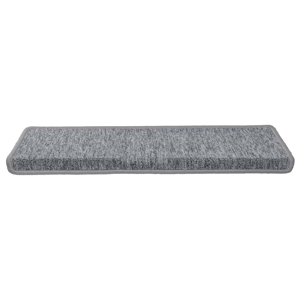 Tapis de marchettes 30 pces 65x21x4 cm Gris clair Bord rectangulaire