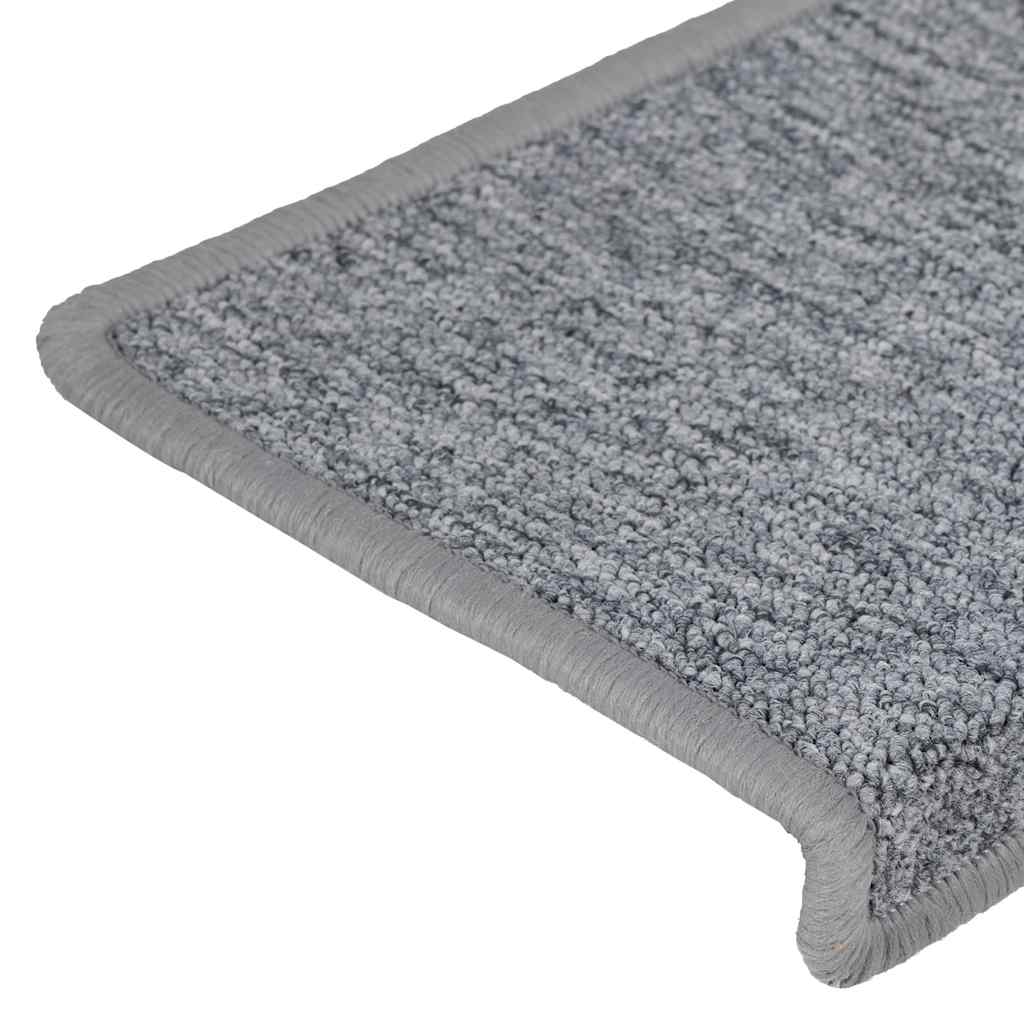 Tapis de marchettes 30 pces 65x21x4 cm Gris clair Bord rectangulaire