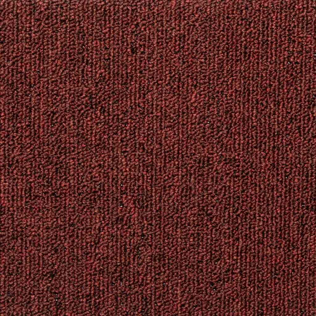 Tapis de marchettes 30 pces 65x21x4 cm Bordeaux Bord droit
