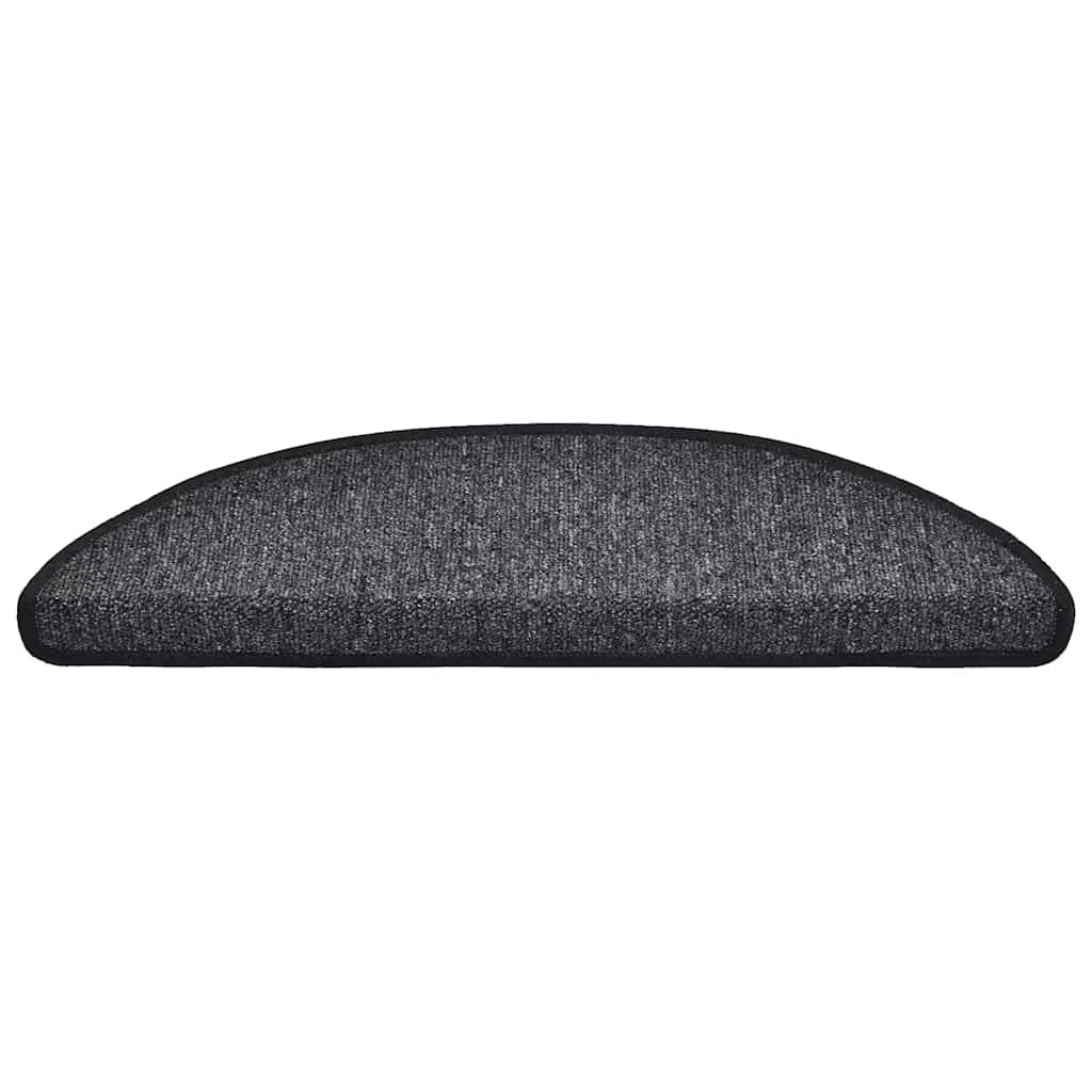 Tapis de marche 20 pces 56x17x3 cm anthracite semi-circulaire