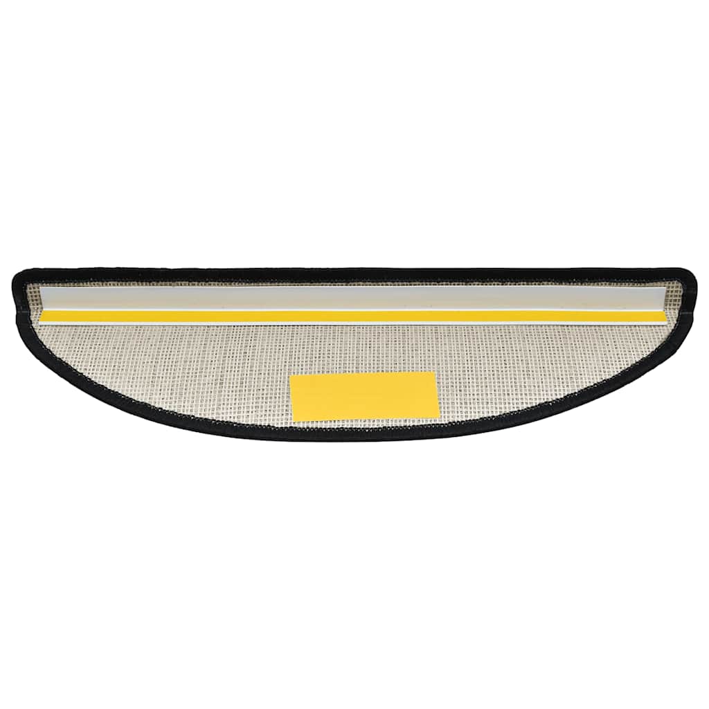 Tapis de marche 20 pces 56x17x3 cm anthracite semi-circulaire