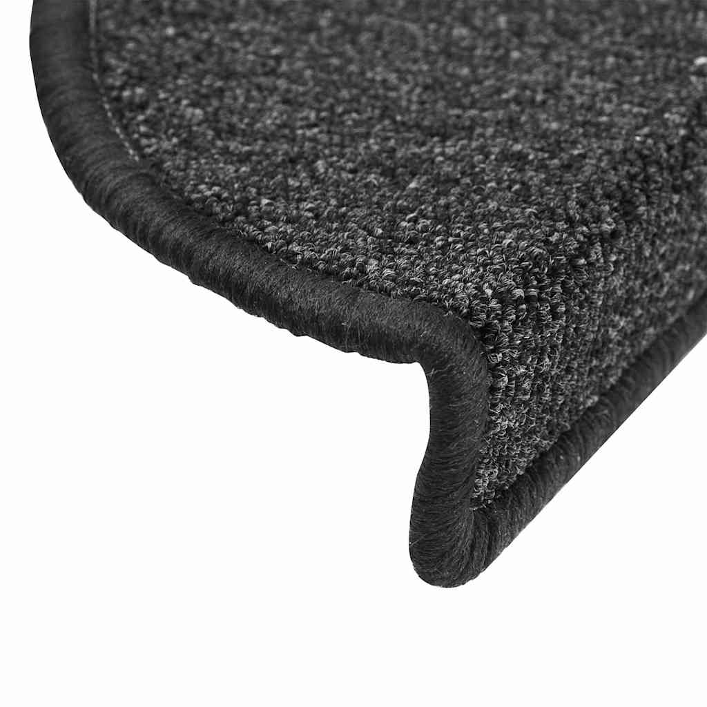 Tapis de marche 20 pces 56x17x3 cm anthracite semi-circulaire