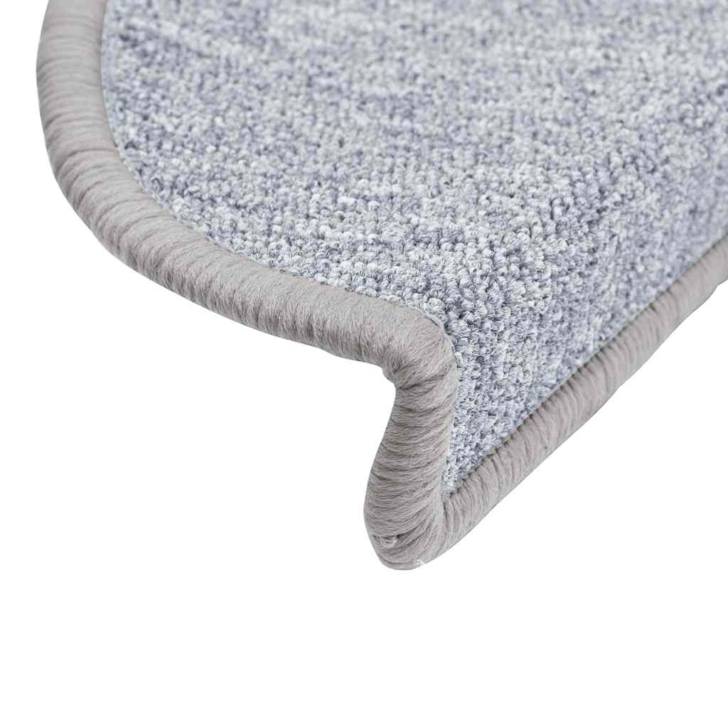 Stufenmatten 20 Stk. 56x17x3 cm Hellgrau Halbrund