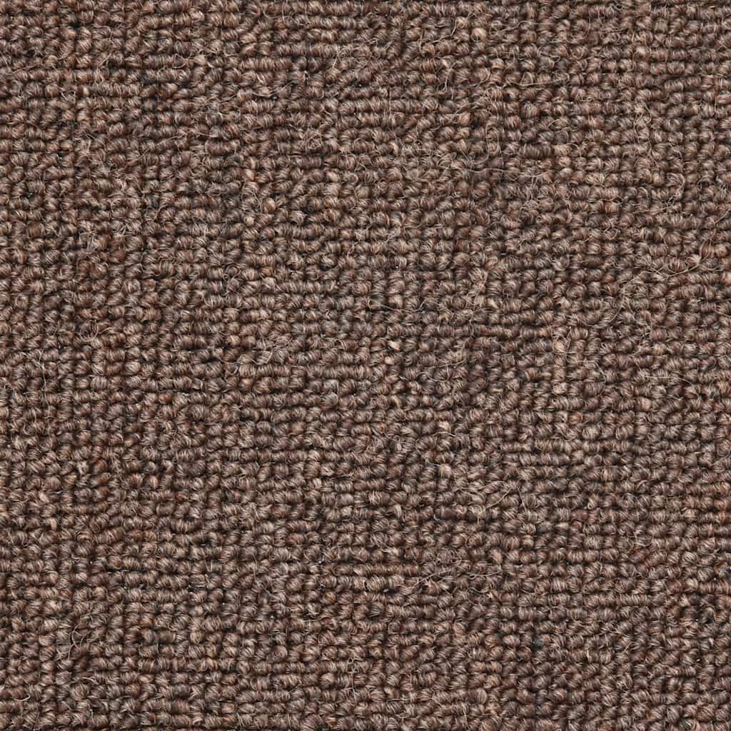 Tapis de marche 20 pcs 56x17x3 cm Marron café semi-circulaire