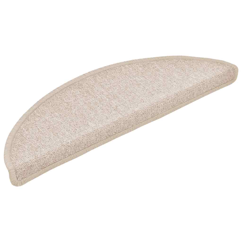 Stufenmatten 20 Stk. 56x17x3 cm Taupe Halbrund