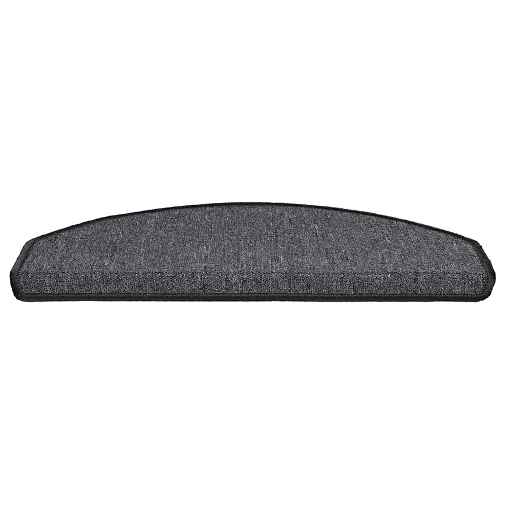 Stair Mats 20 pcs. 65x24x4 cm Anthracite Semi-Circular Large