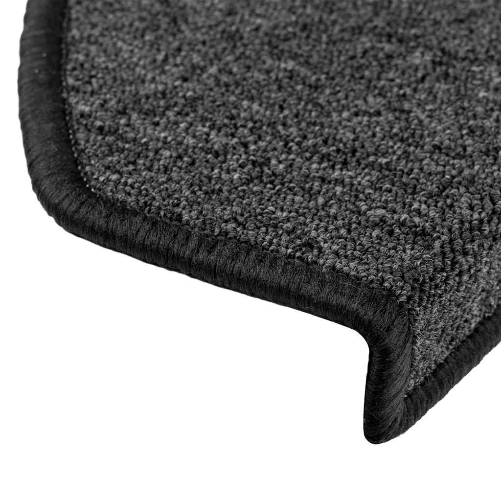 Stair Mats 20 pcs. 65x24x4 cm Anthracite Semi-Circular Large