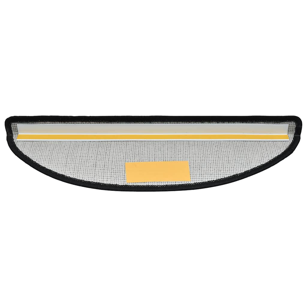 Marches de protection pour escalier 20 pièces 65x24x4 cm Gris foncé Semi-circulaire Grand