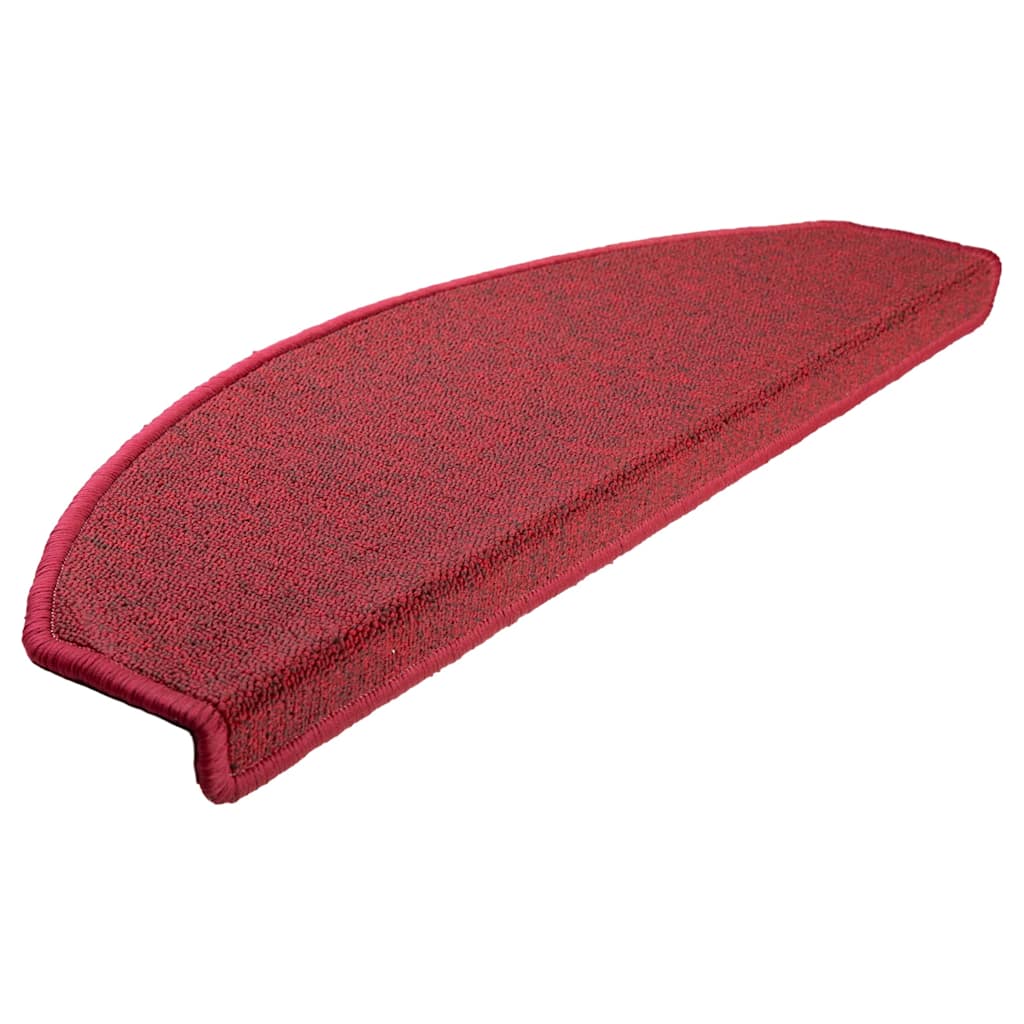 Stair Mats 20 pcs. 65x24x4 cm Red Semi-Circular Large