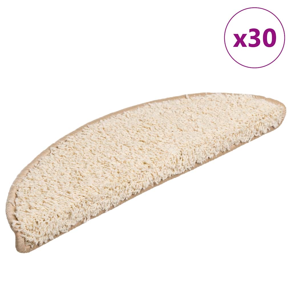 Tapis de marche 30 p. 56x17x3 cm Crème Semi-rond