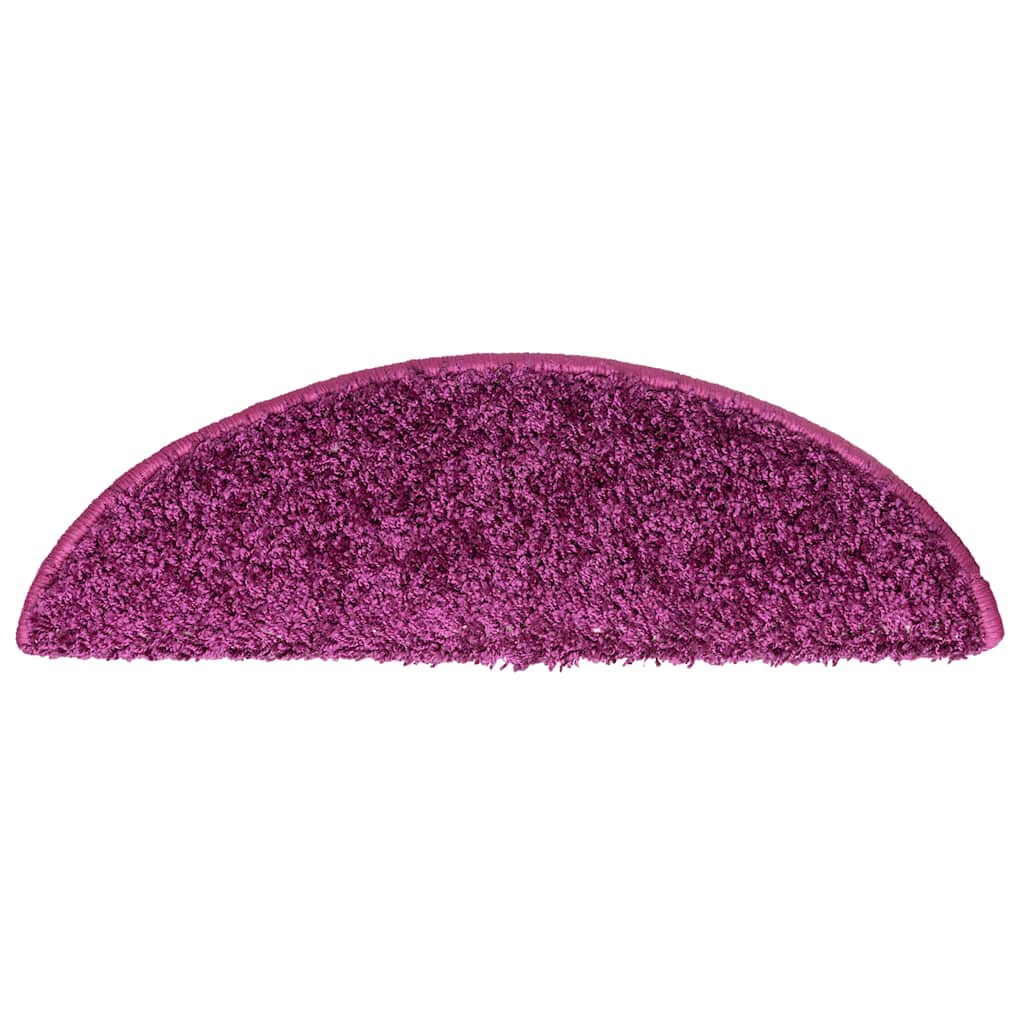 Tapis de marches 30 p. 56x17x3 cm violet demi-rond