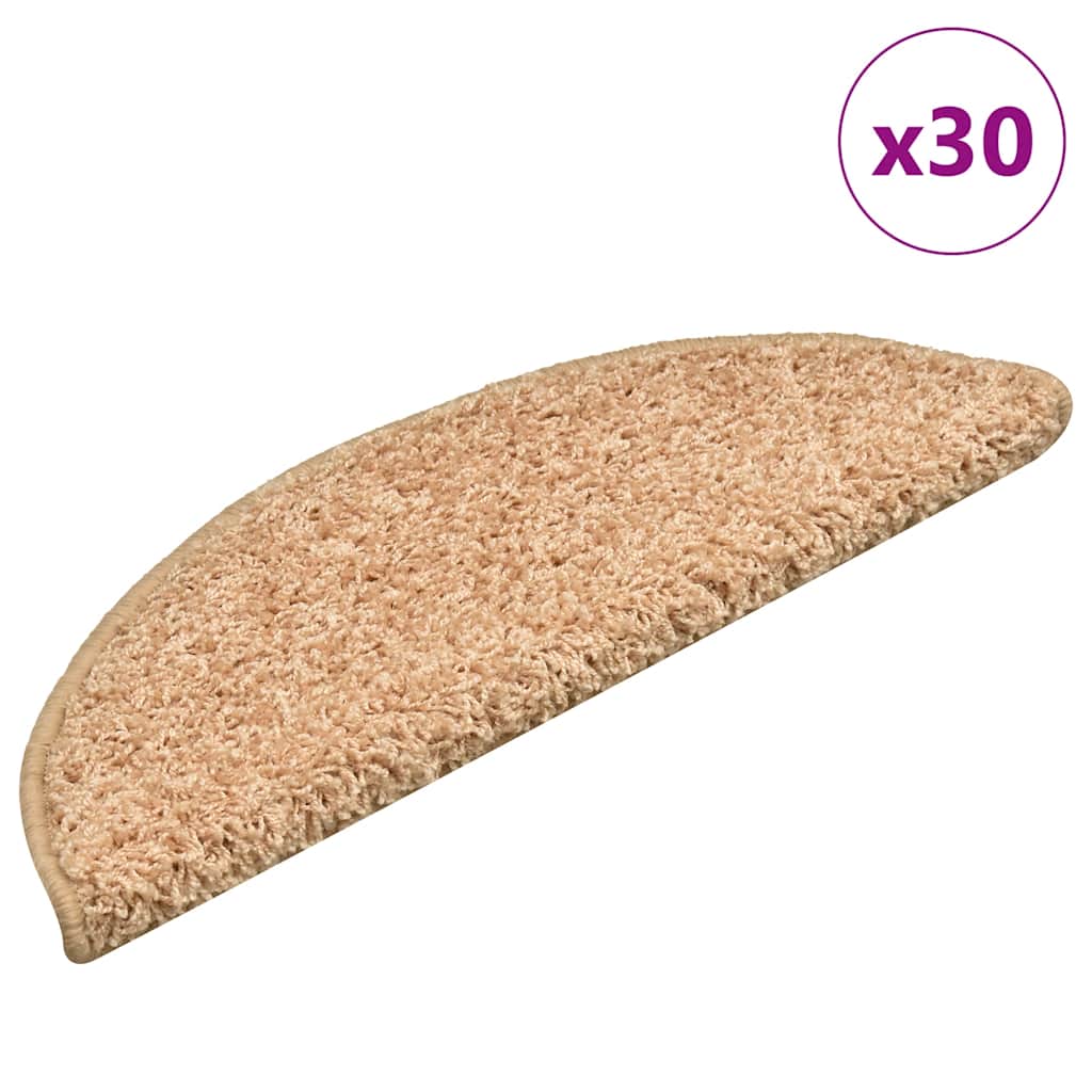 Tapis de marchettes 30 pces 56x17x3 cm Or Semi-rond