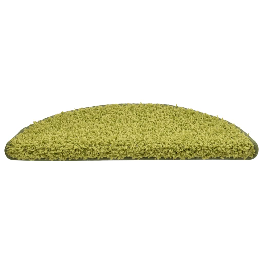 Tapis de marche 30 pces 56x17x3 cm Vert Semi-rond