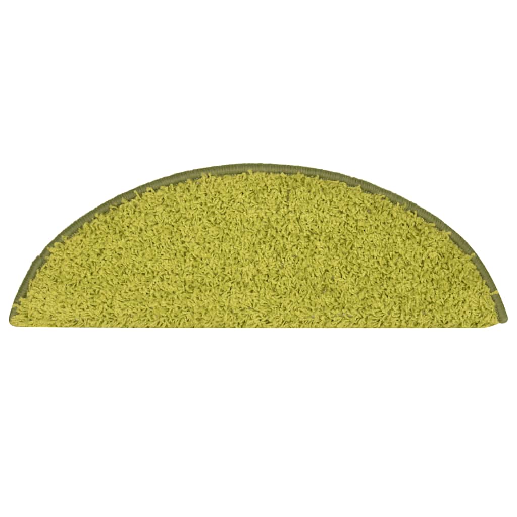Tapis de marche 30 pces 56x17x3 cm Vert Semi-rond