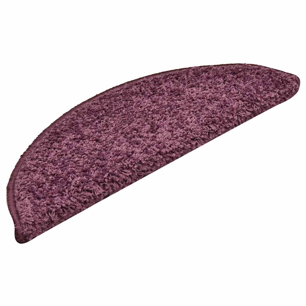 Tapis de marche 30 pcs 56x17x3 cm Violet foncé Demi-lune