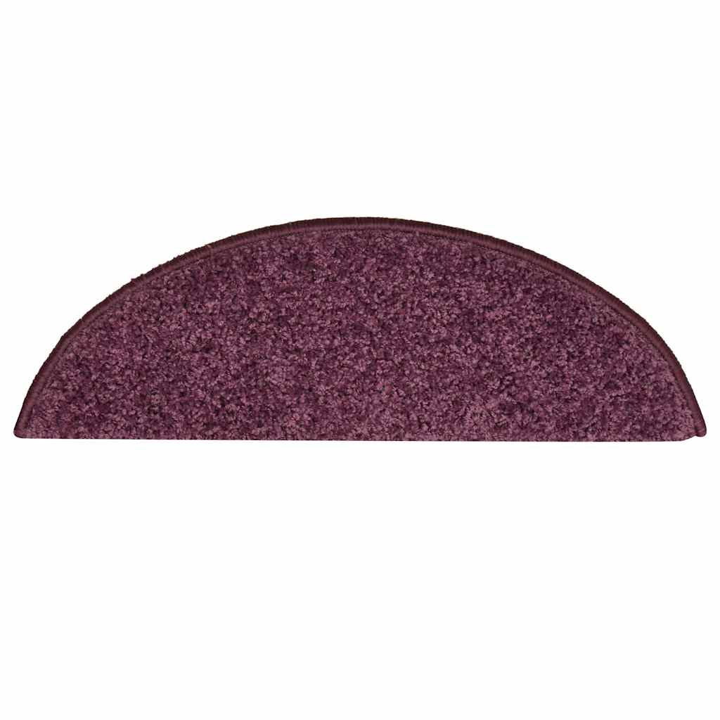 Tapis de marche 30 pcs 56x17x3 cm Violet foncé Demi-lune