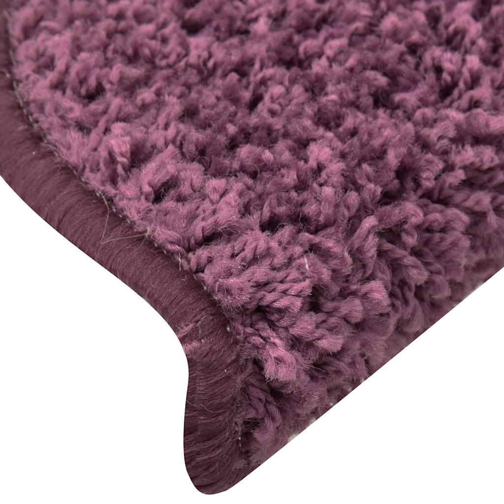 Tapis de marche 30 pcs 56x17x3 cm Violet foncé Demi-lune