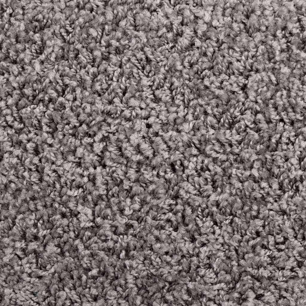Tapis de marches 30 pces 65x21x4 cm Gris Semi-circulaire Grand