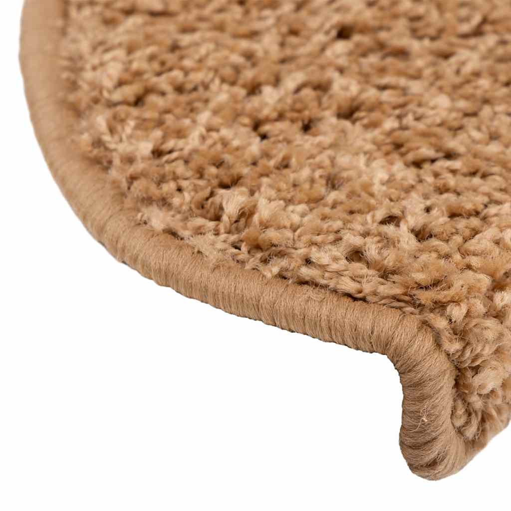 Marches d'escalier 30 pcs 65x21x4 cm Beige Semi-Rond Grand