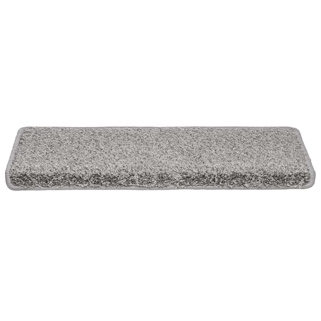 Stair Mats 30 pcs. 65x21x4 cm Grey Rectangular Edge