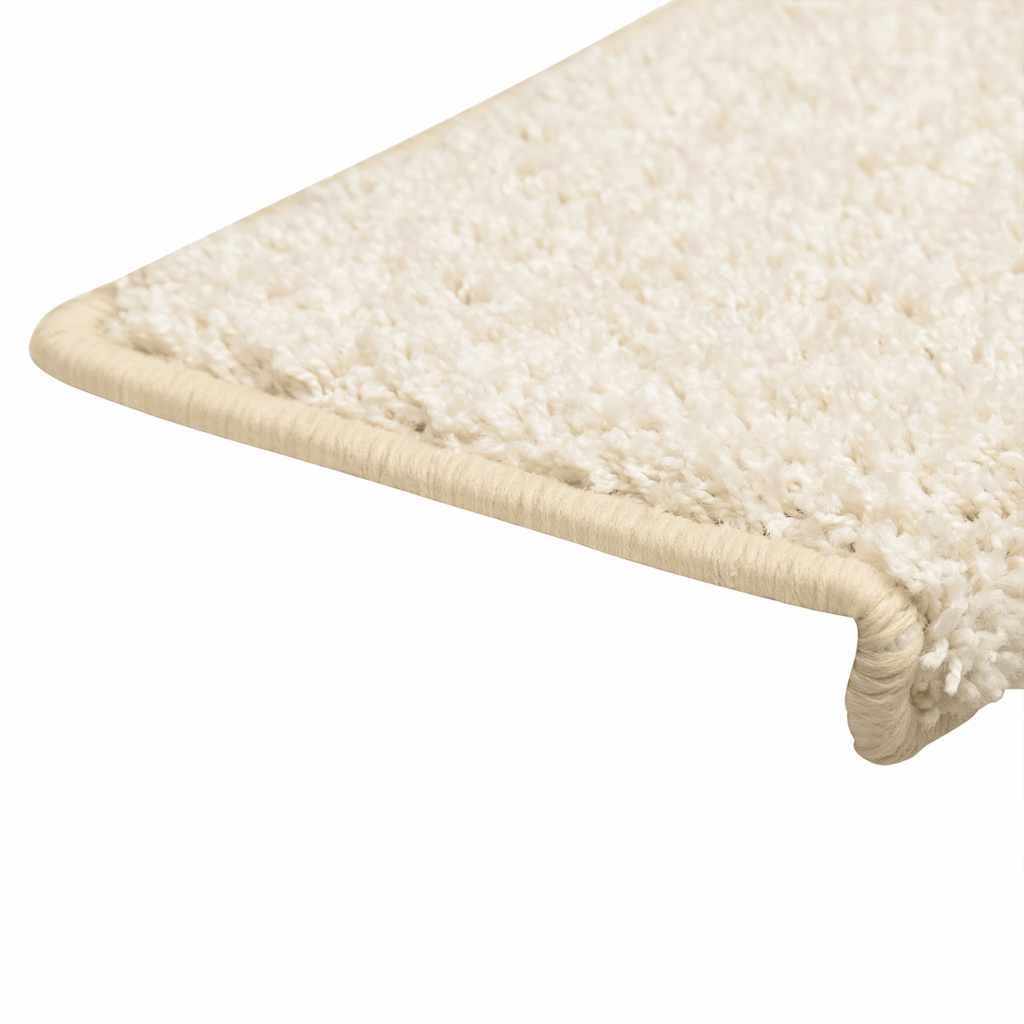 Stair Mats 30 pcs. 65x21x4 cm White Rectangular Edge
