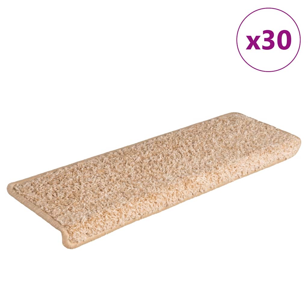 Tapis de marchettes 30 pièces 65x21x4 cm Or Bord rectangulaire