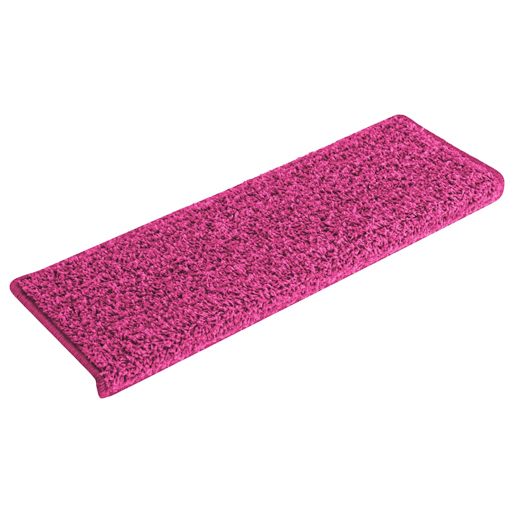 Stair Mats 30 pcs. 65x21x4 cm Pink Rectangular Edge