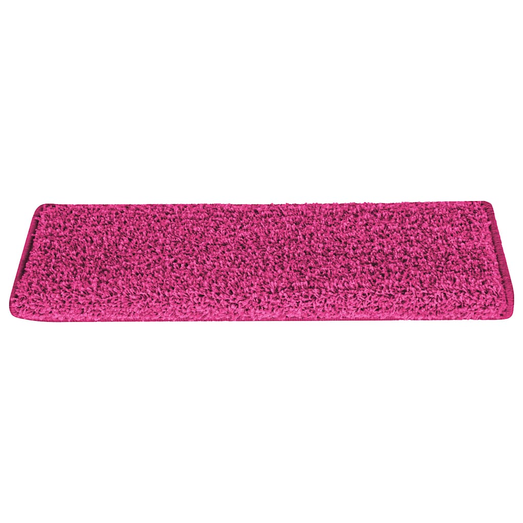 Stair Mats 30 pcs. 65x21x4 cm Pink Rectangular Edge