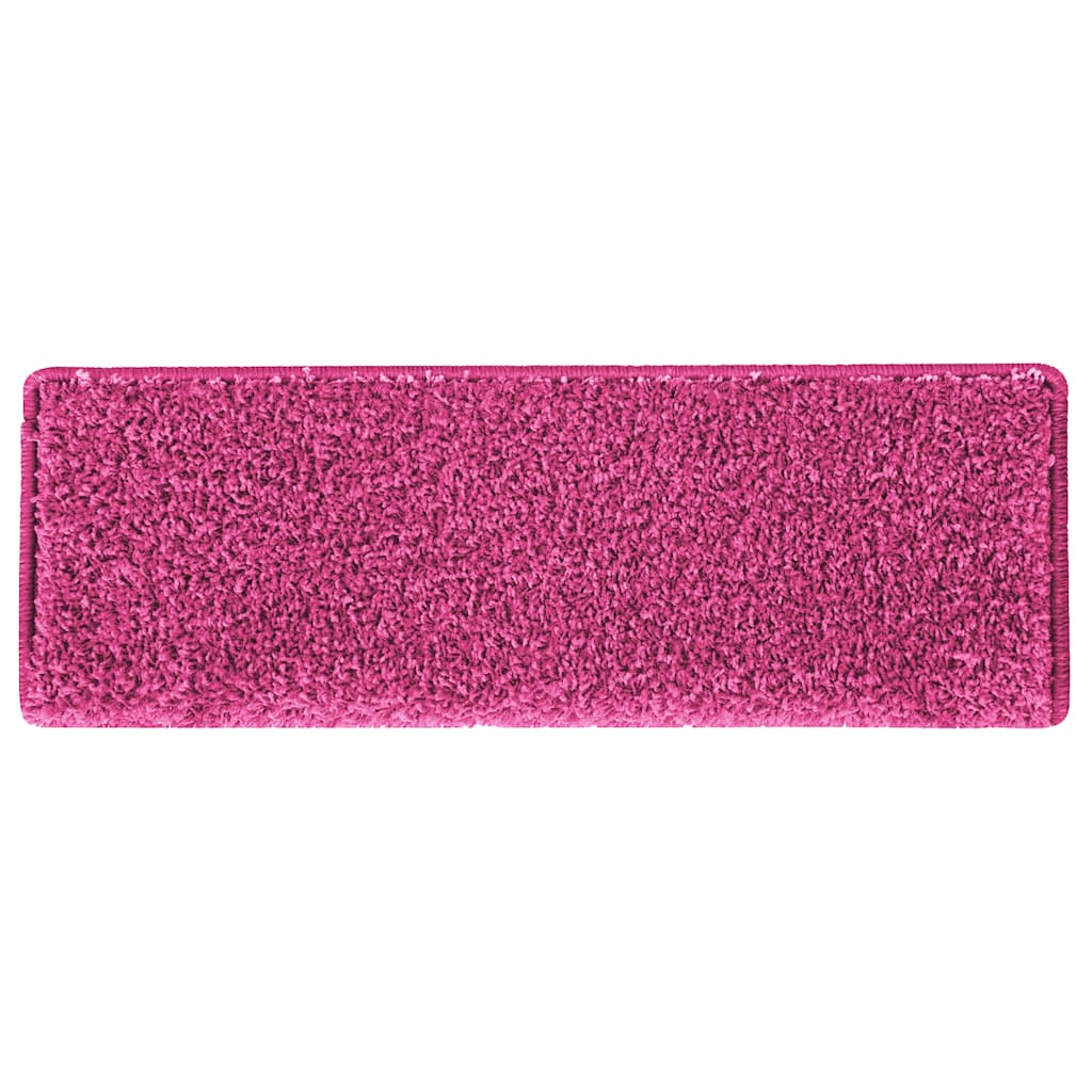 Stair Mats 30 pcs. 65x21x4 cm Pink Rectangular Edge