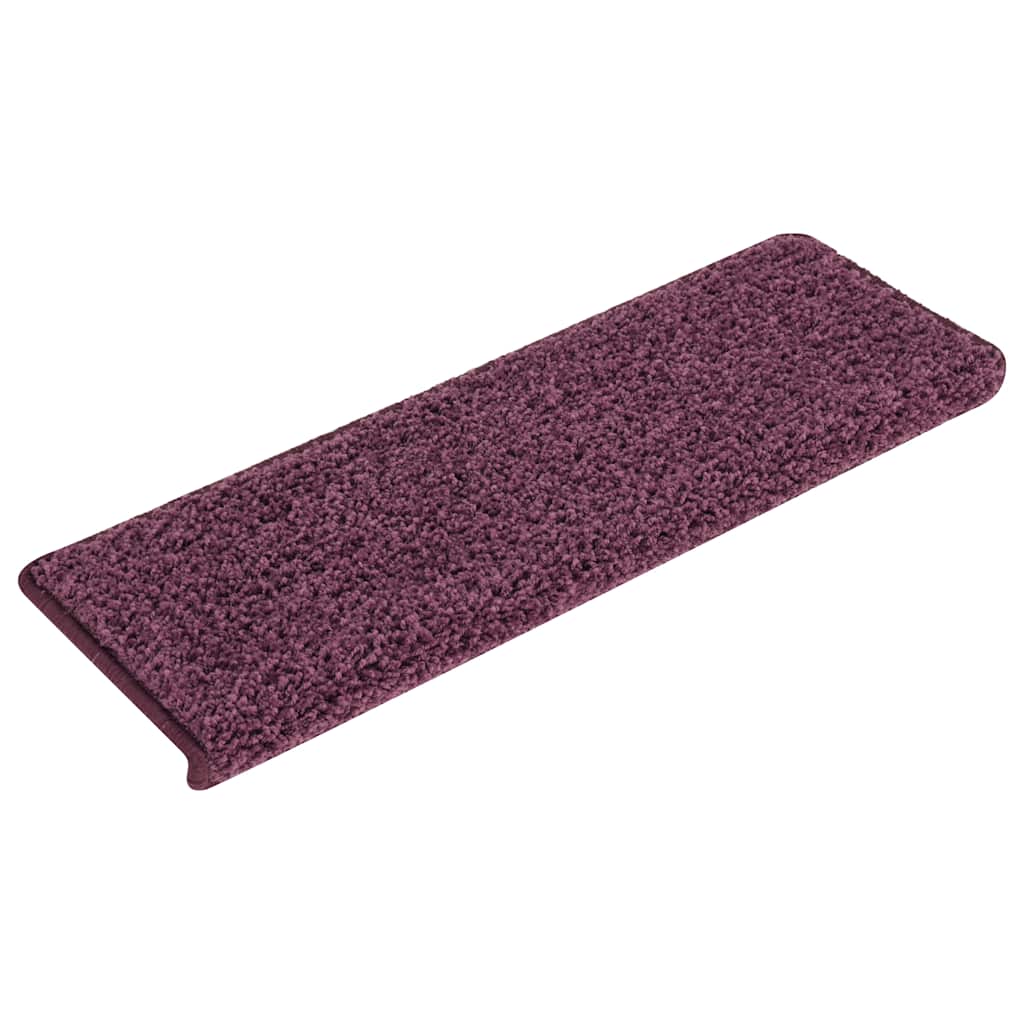 Tapis de marche 30 pcs 65x21x4 cm Violet foncé Bord rectangulaire