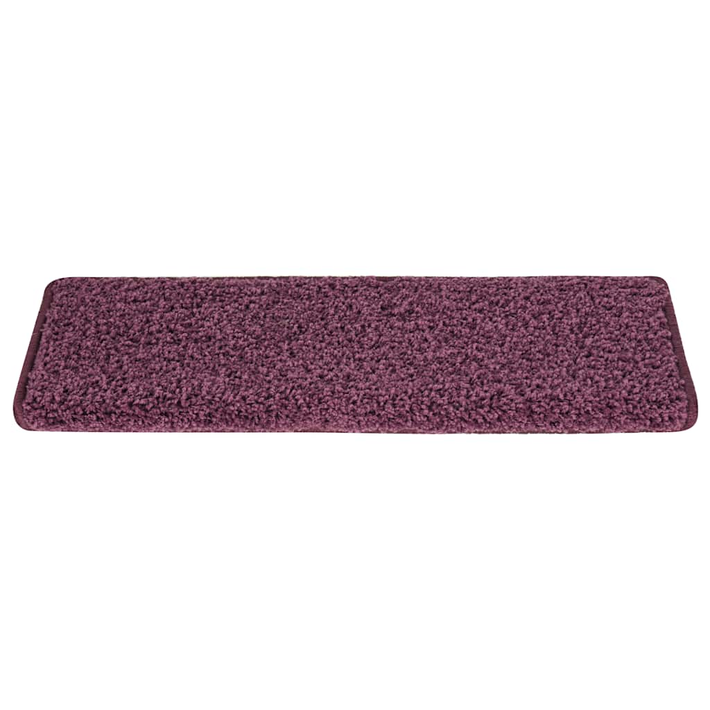 Tapis de marche 30 pcs 65x21x4 cm Violet foncé Bord rectangulaire